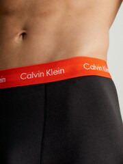 Calvin Klein Dark Black Classic Stretch Trunks 3 Pack Boxers - Image 4 of 9
