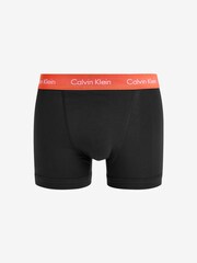 Calvin Klein Dark Black Classic Stretch Trunks 3 Pack Boxers - Image 7 of 9