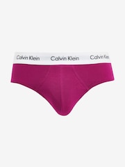 Calvin Klein Grey Cotton Stretch Hip 3-Pack Boxer Briefs - Image 5 of 7
