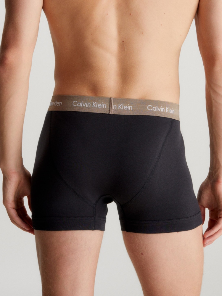 Schwarzes Tier - Calvin Klein – Classic – Trunk-Boxershorts aus Stretchmaterial im 3er-Pack - Bild 2 von 8