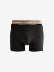 Calvin Klein Black Animal Classic Stretch Trunks 3 Pack Boxers - Image 6 of 7