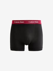 Calvin Klein Black Animal Classic Stretch Trunks 3 Pack Boxers - Image 7 of 7