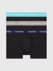 Calvin Klein Black/Grey Band Low Rise Boxers 3 Pack - Image 1 of 4