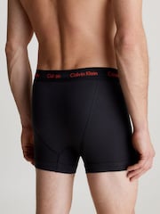 Calvin Klein Black Chrome Classic Stretch Trunks 3 Pack Boxers - Image 3 of 7