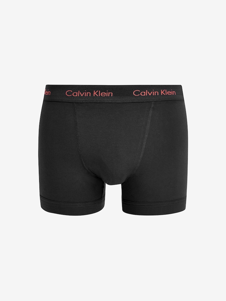 Calvin Klein Black Chrome Classic Stretch Trunks 3 Pack Boxers - Image 7 of 7