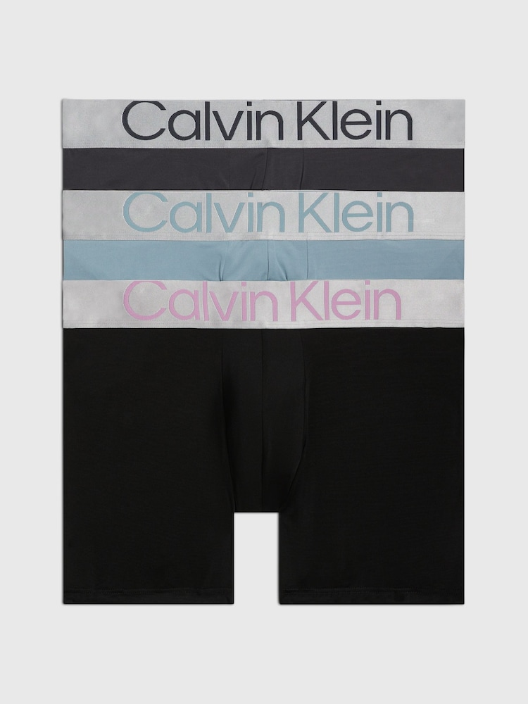 Calvin Klein Black Boxers 3 Pack - Image 4 of 4 Calvin Klein Black Boxers 3 Pack - Image 4 of 4