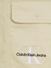 Calvin Klein Green Logo Cargo Shorts - Image 6 of 6