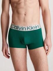 Calvin Klein Green Steel Boxers 3 Pack - Image 1 of 3