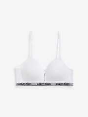 Calvin Klein White Single Triangle Bralette - Image 1 of 1