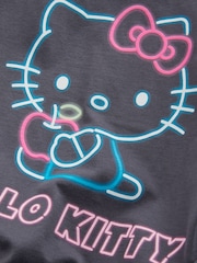 Blue/Grey Neon Hello Kitty Long Sleeve 100% Cotton Top (3-16yrs) - Image 8 of 8