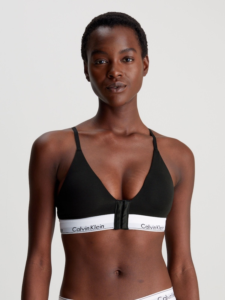 Calvin Klein Black Post Surgery Triangle Bra - Image 2 of 4