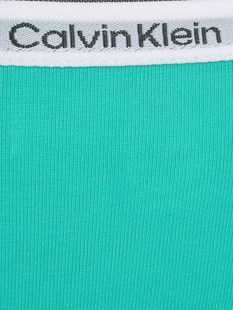 Calvin Klein Green Slogan Bikinis 5 Pack - Image 3 of 3
