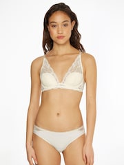 Calvin Klein White Lace Bottoms - Image 1 of 6