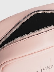 Calvin Klein Pink Slogan Cross-Body Bag - Image 5 of 5