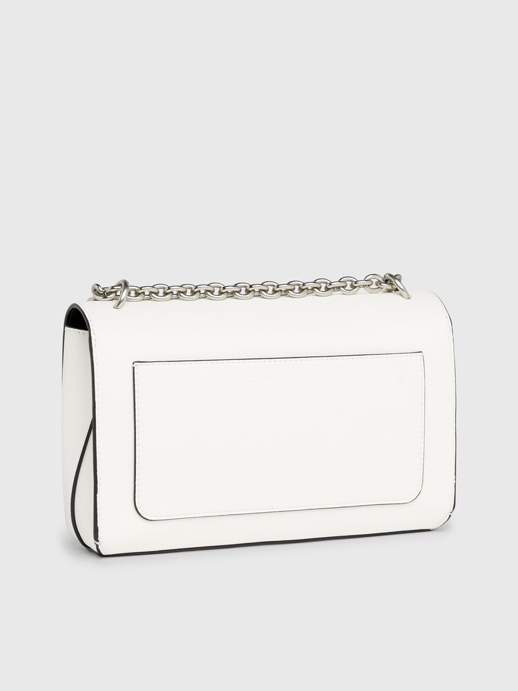 Calvin Klein White Slogan Cross-Body Bag - Image 4 of 7
