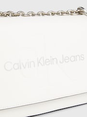 Calvin Klein White Slogan Cross-Body Bag - Image 6 of 7