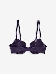 Calvin Klein Purple Cut Out Lined Bra - Image 2 of 3