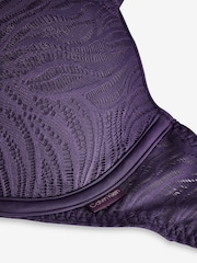 Calvin Klein Purple Cut Out Lined Bra - Image 3 of 3