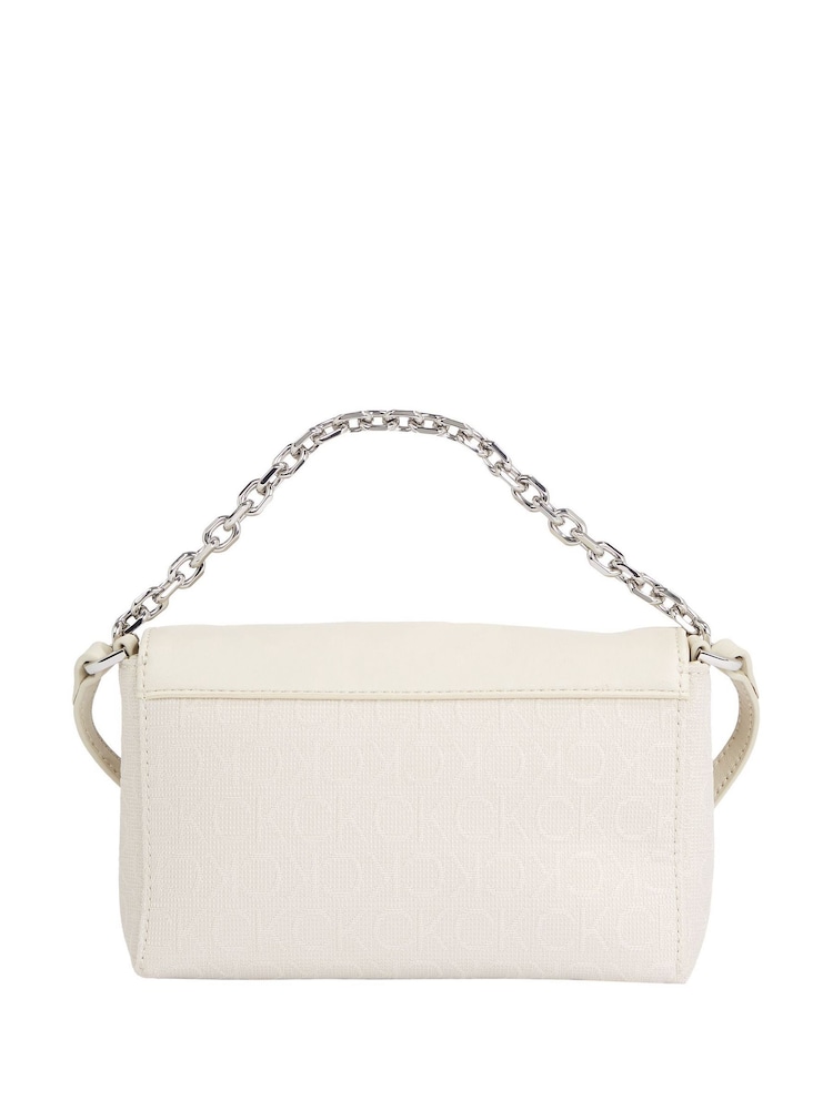 Calvin Klein White Mini Cross-Body Bag - Image 2 of 6 Calvin Klein White Mini Cross-Body Bag - Image 2 of 6
