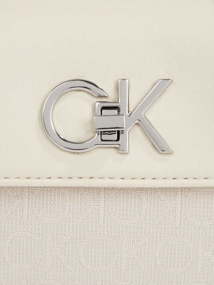 Calvin Klein White Mini Cross-Body Bag - Image 6 of 6 Calvin Klein White Mini Cross-Body Bag - Image 6 of 6