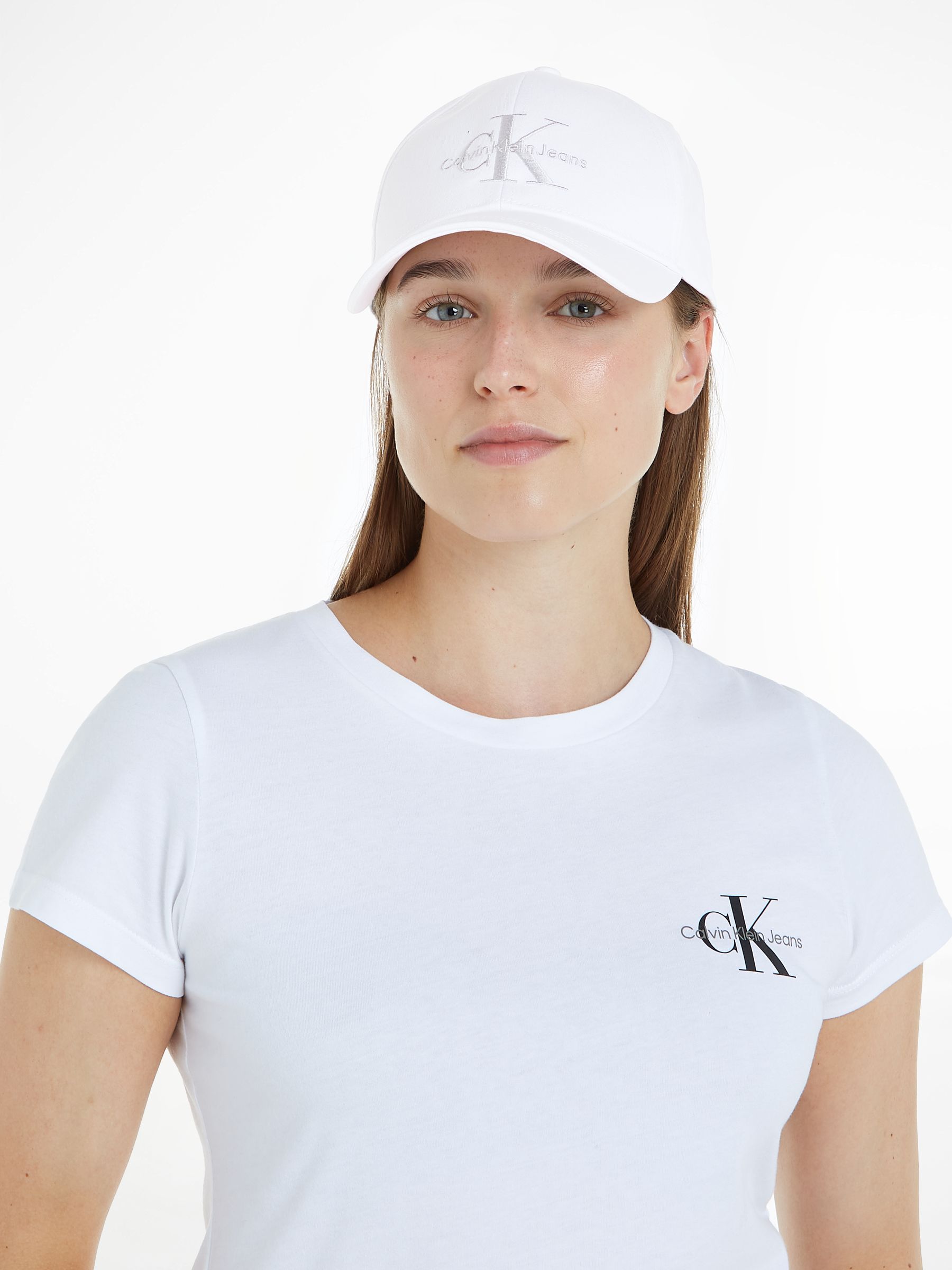 Buy Calvin Klein White Monogram Cap from Next USA