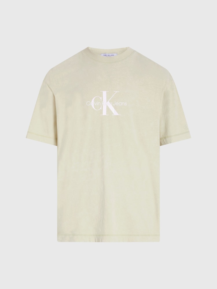 Calvin Klein Green Logo T-Shirt - Image 1 of 3