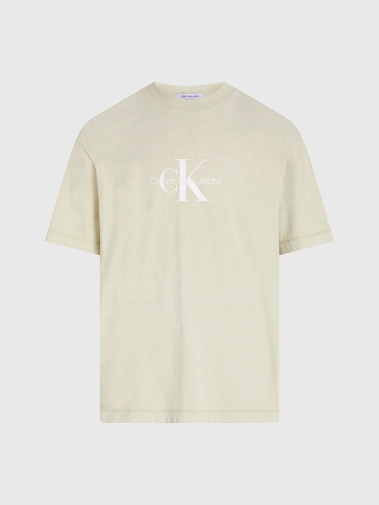 Calvin Klein Green Logo T-Shirt - Image 1 of 3 Calvin Klein Green Logo T-Shirt - Image 1 of 3