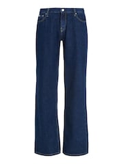 Calvin Klein Blue Low Rise Baggy Jeans - Image 4 of 5