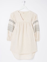 FatFace Natural Embroidered Tunic - Image 4 of 4