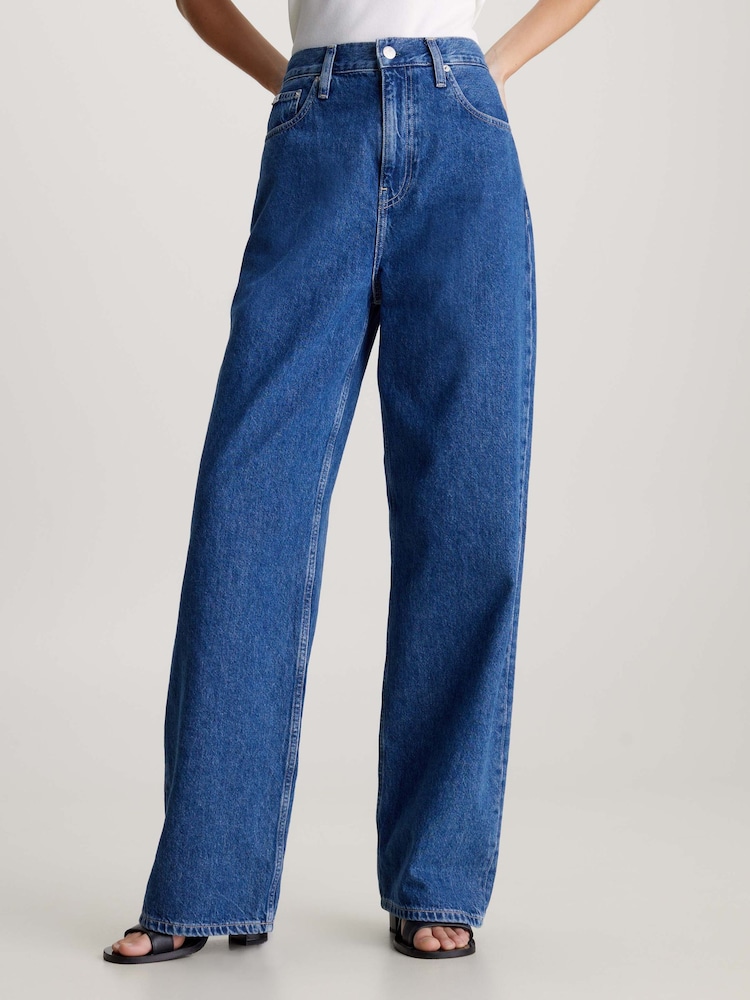 Calvin Klein Jeans High Rise Relaxed Jeans - Image 1 of 5