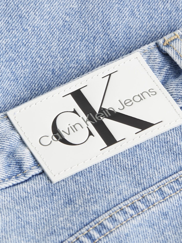 Albastru - Pantaloni scurți Calvin Klein Jeans Croială slim fit 100% Cotton Logo - Imaginea 7 din 7 Albastru - Pantaloni scurți Calvin Klein Jeans Croială slim fit 100% Cotton Logo - Imaginea 7 din 7