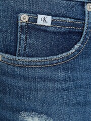 Calvin Klein Jeans Blue High Rise Skinny Jeans - Image 6 of 6