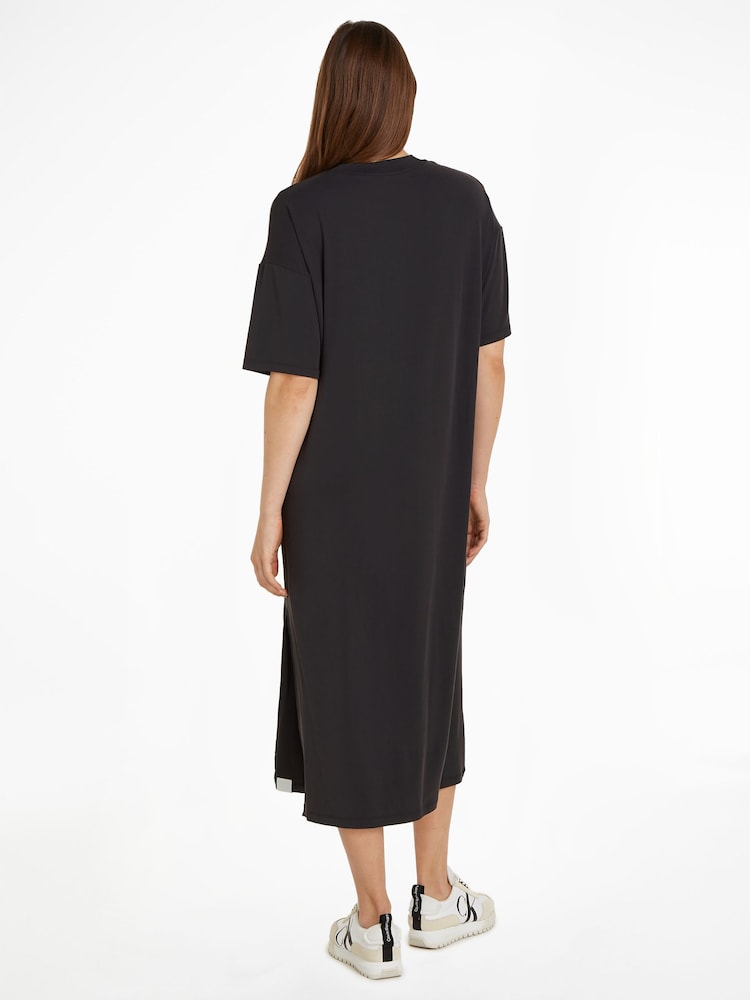 Calvin Klein Black T-Shirt Dress - Image 2 of 6