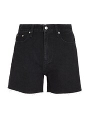 Calvin Klein Black Mom 100% Cotton Turn Up Shorts - Image 4 of 6