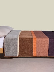 MADE.COM Valli Cotton Velvet Patchwork Bedspread - Image 3 of 6