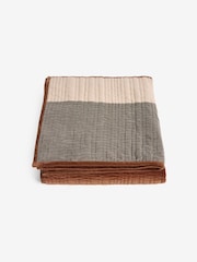 MADE.COM Valli Cotton Velvet Patchwork Bedspread - Image 5 of 6