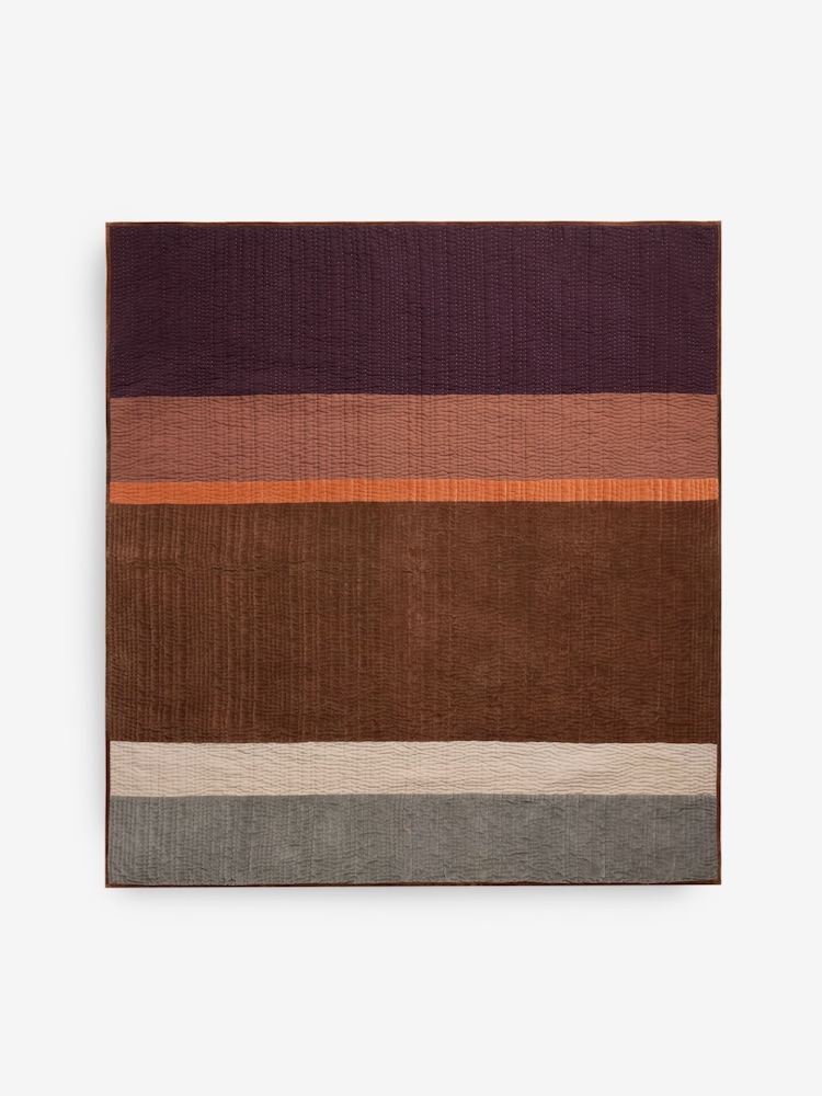 MADE.COM Valli Cotton Velvet Patchwork Bedspread - Image 6 of 6