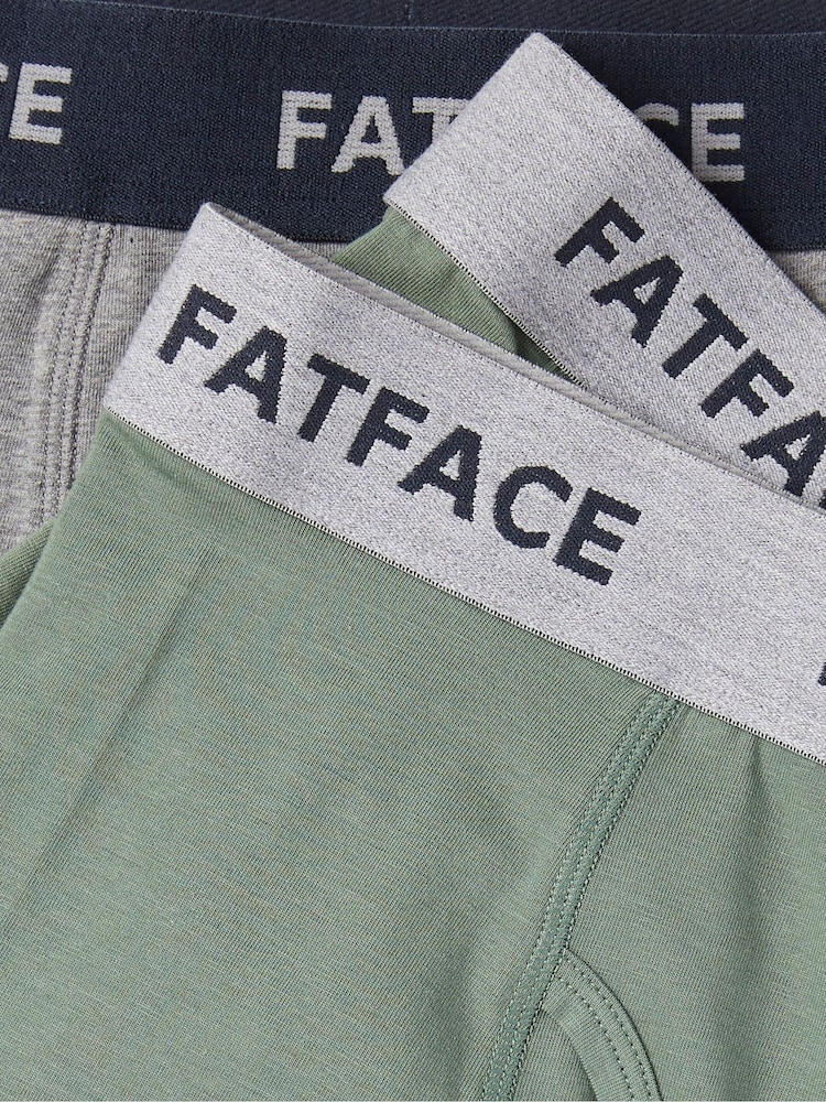 FatFace Multi Plain Boxers 2 Pack - Image 5 of 5 FatFace Multi Plain Boxers 2 Pack - Image 5 of 5