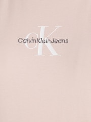 Розовый - Calvin Klein Jeans Шорты с логотипом из слим фит 100% хлопка - Image 6 of 6