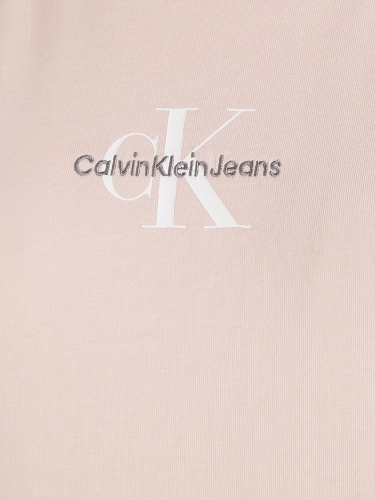 Розовый - Calvin Klein Jeans Шорты с логотипом из слим фит 100% хлопка - Image 6 of 6