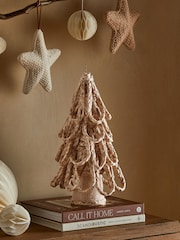Brown Woven Christmas Tree Ornament - Image 1 of 4