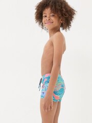 FatFace Blue Chameleon Print Shorts - Image 2 of 3