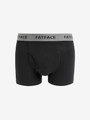 FatFace Grey Stripe Classic Cotton Boxer 3 Pack - Image 5 of 6