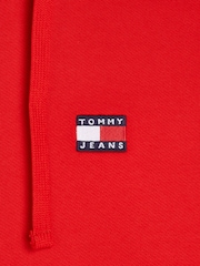 Tommy Jeans Red Badge 100% Cotton Hoodie - Image 6 of 6