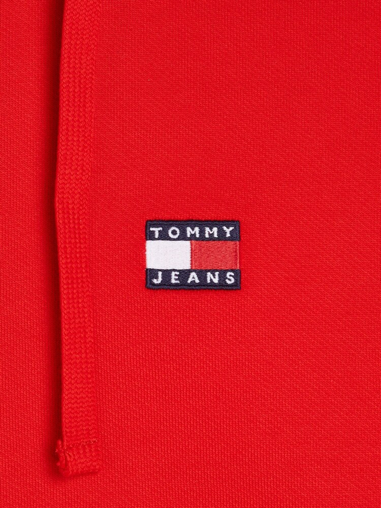 Tommy Jeans Red Badge 100% Cotton Hoodie - Image 6 of 6