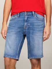 Tommy Jeans Blue Scanton Denim Shorts - Image 1 of 6