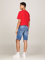 Tommy Jeans Blue Scanton Denim Shorts - Image 2 of 6