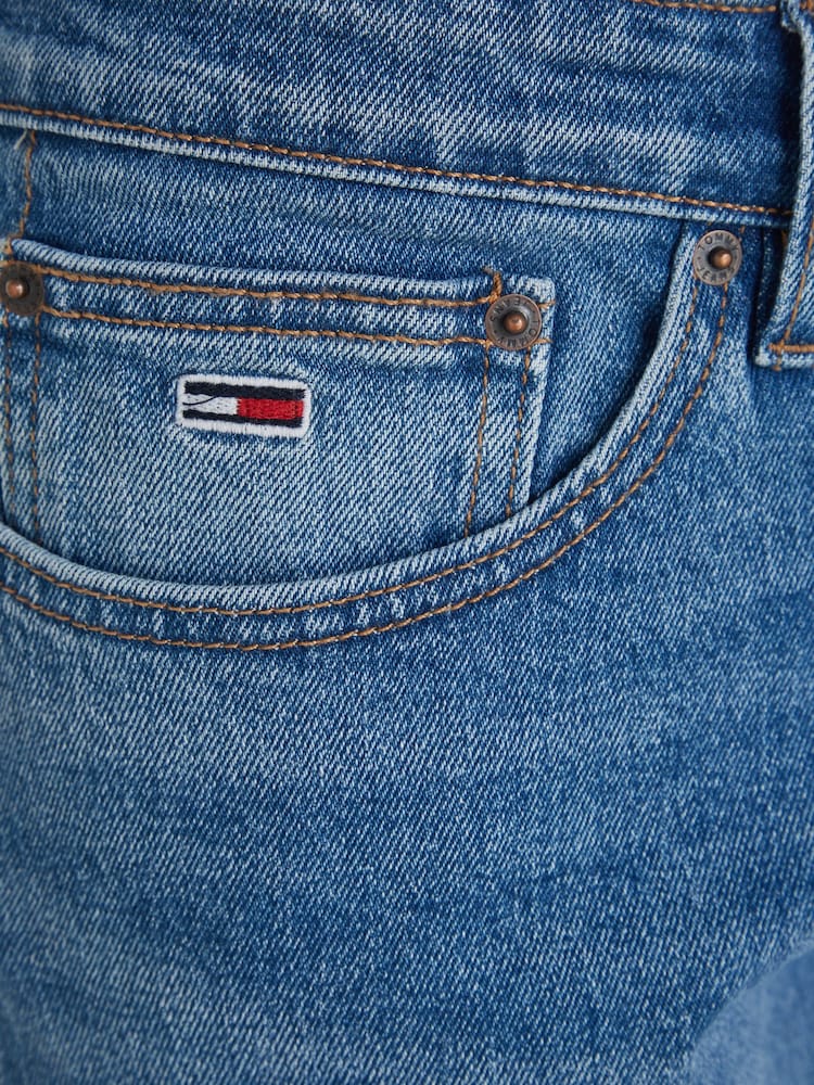 Tommy Jeans Blue Scanton Denim Shorts - Image 6 of 6