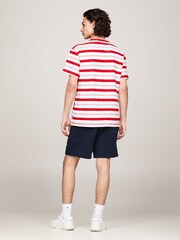 Tommy Jeans Red Stripe 100% Cotton T-Shirt - Image 2 of 6