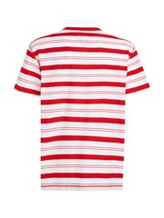 Tommy Jeans Red Stripe 100% Cotton T-Shirt - Image 6 of 6
